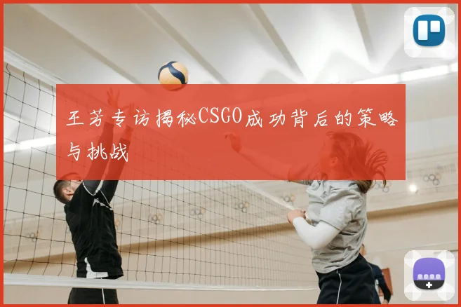 王芳专访揭秘CSGO成功背后的策略与挑战